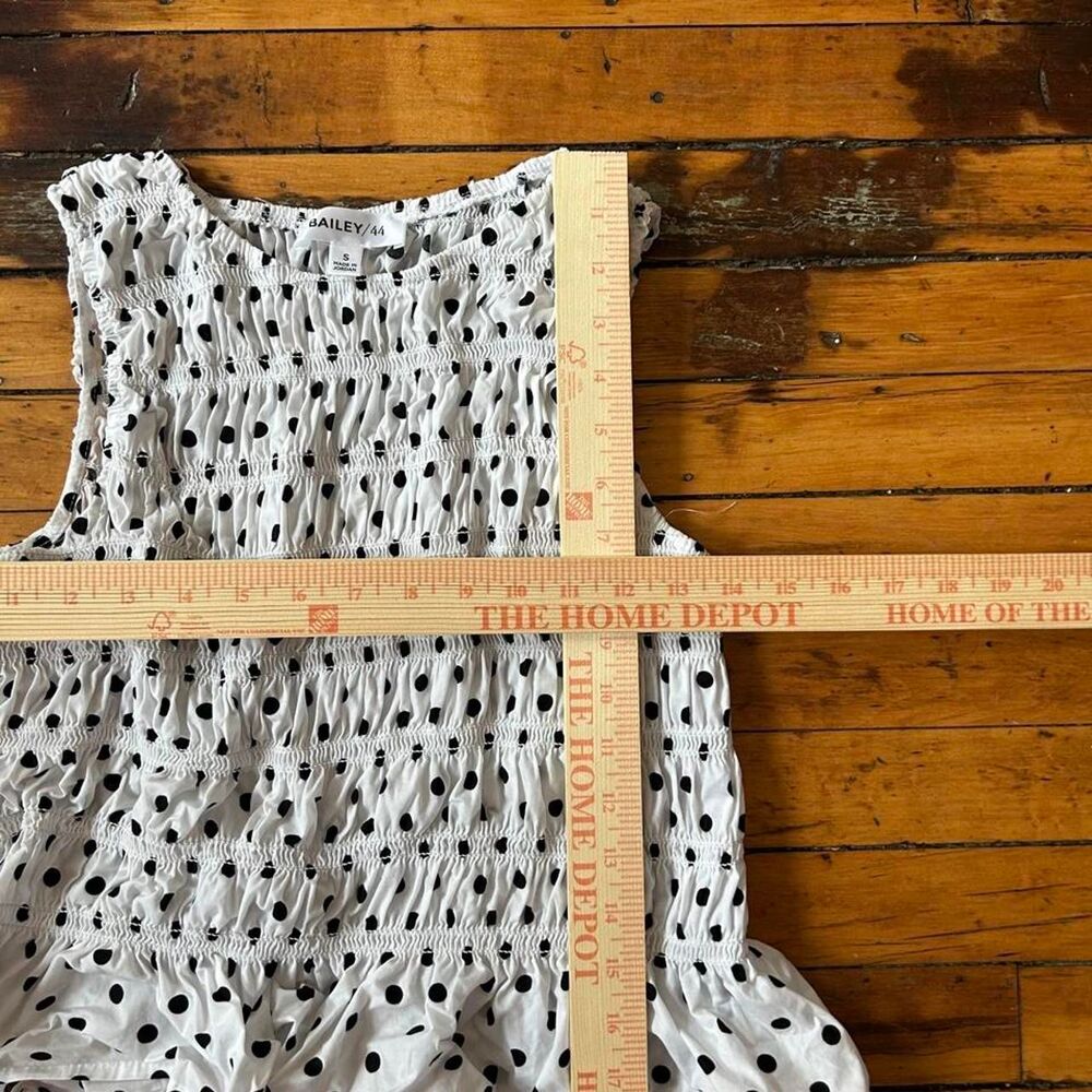 Bailey 44 Polka Dot Smocked Matching Set Crop Top & Maxi Skirt Small - Picture 7 of 8